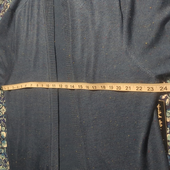 United States Sweaters XL textured hooded cardigan with pockets - Picture 10 of 10